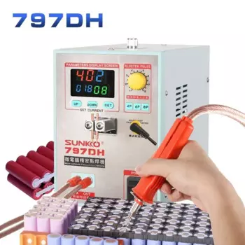 Точечный сварочный аппарат SUNKKO 797DH 18650 мощностью кВт