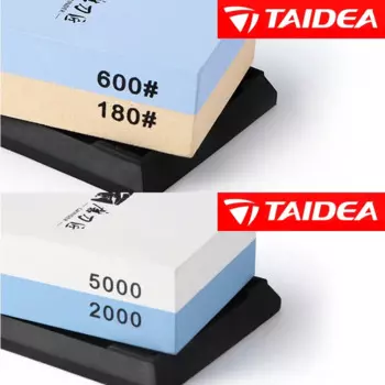 Точильный камень TAIDEA, 2 в 1, 180, 600, 2000 #, профессиональная система заточки, инструменты для шлифовки