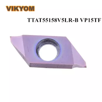 Токарные инструменты, токарный станок с ЧПУ, режущий инструмент, VP15TF, 1 шт., лезвие с внутренним слотом для обработки токарного станка с ЧПУ