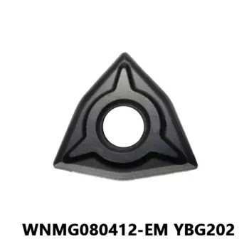 Токарный инструмент WNMG080412-EM YBG202 WNMG080412 EM Металлический токарный инструмент для внешней токарной обработки WNMG Твердосплавные пластины 10 шт.