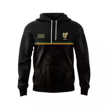 Толстовка 1916, юбилейная черная Джерси GAA