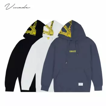 Толстовка VMADE S7 мужская с капюшоном, 100% хлопок