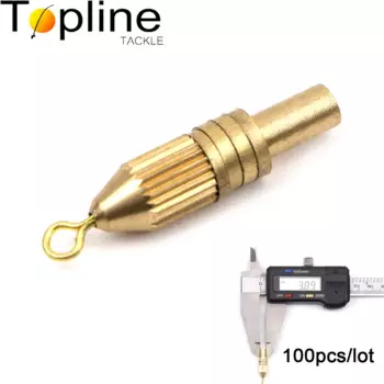 Topline Рыболовные Поплавки 100 шт., Медные подвесные поплавки, Аксессуары для рыбалки
