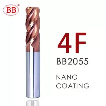 Торцевая фреза BB R Bullnose из сплава вольфрама и кобальта