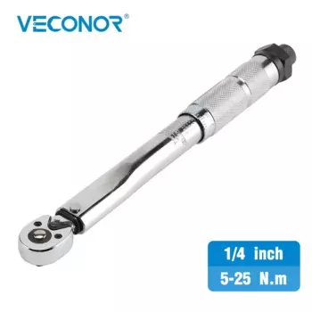 Veconor Динамометрический ключ 1/4", 5-25 Нм