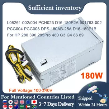 Товар для телефона, модель 901763-002, модель PCG004 PCG003, для HP 280, 390, 285Pro, 480, G3, G4, 86, 89, 4 контакта, блок питания 180 Вт