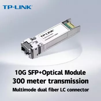 TP-LINK 10 гигабитный многомодовый двухволоконный SFP + оптический модуль LC оптический модуль Интерфейсная коммутационная сетевая карта