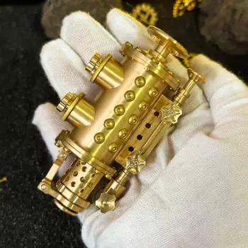 Тяжелая креативная латунная керосиновая зажигалка ручной работы в стиле подводной лодки, ретро-серия, прикуриватель, мужская коллекция, подарок