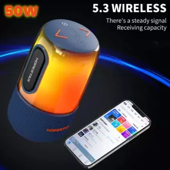 Тяжелый бас Caixa De Som Bluetooth-динамик Звуковая колонка Портативный музыкальный плеер с RGB TWS IPX5 HIFI Sound Box Открытый сабвуфер