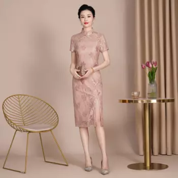 Традиционное китайское вечернее платье-Ципао Yourqipao для матери, свадебное банкетное платье для гостей выпускного вечера