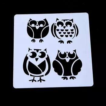 Трафареты для рисования Octopus Owl