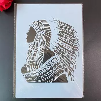 Трафареты LouhuaMoban Индийские красавицы