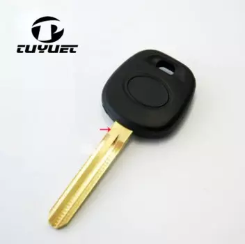 Транспондер ключ для Toyota ID4D68 Чип с лезвием TOY43