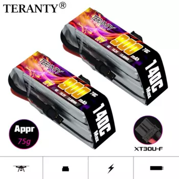 TREANTY 4S 900MAH 15,2 V 70C Max 140C Высоковольтная литиевая батарея для радиоуправляемых моделей самолетов, игрушек, литий-полимерная батарея FPV