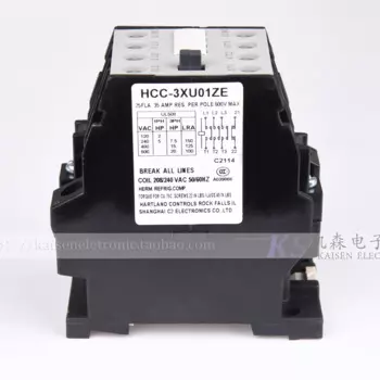 Трехфазный трехполюсный контактор переменного тока 208 В-240 В 25 А 3NO 1NC HCC-3XU01ZE 2501