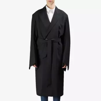 Тренчкот Мужской Свободного Покроя, Модный тренчкот с завышенной талией, в стиле Урбан/молодеж, большой размер, весна-осень