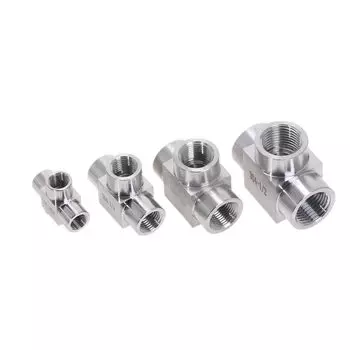 Тройник BSPT из нержавеющей стали 1/4", 3/8", 1/2", 3/4"
