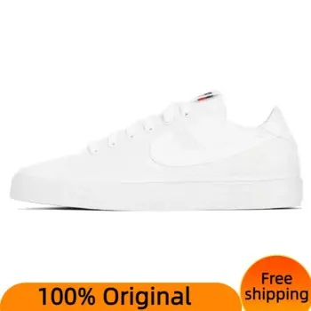 Тройные белые женские кроссовки Nike Court Legacy