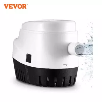 Трюмный насос VEVOR 750/1300/3000 GPH 12 В Автоматический погружной насос для трюмной воды с поплавковым выключателем для лодок, бассейнов, подвалів