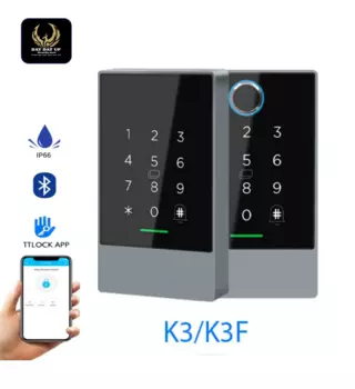TTLOCK K3/K3F Клавиатура контроля доступа с идентификацией по отпечатку пальца, 13,56 МГц, карта RFID, стандартная Bluetooth, дополнительно обновленная G2, режим Wi-Fi
