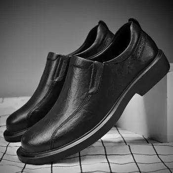 Туфли мужские из натуральной кожи, на шнуровке, лоферы, роскошные брендовые удобные, повседневная обувь для вождения, мокасины