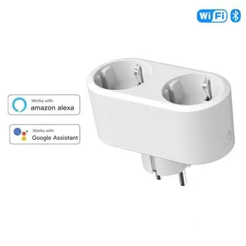 Tuya Wi-Fi умная розетка 2 в 1