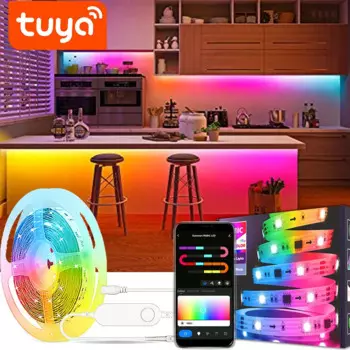 Светодиодная лента Acosh neon WS2811 RGBIC 60 LED/м 12В Wi-Fi