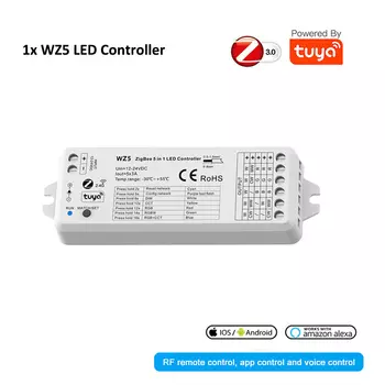 Tuya Zigbee RGB+CCT контроллер для светодиодной ленты