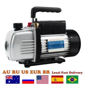 TW-2K вакуумный насос 4/4.8CFM, 60 Ultimate Vacuum, 110-115V/230V, 1/3HP Power