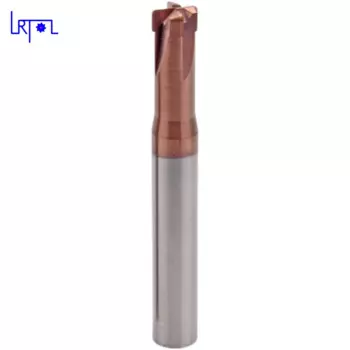 Твердосплавная Концевая фреза с угловым радиусом R1/R1.5/R2, материал высокой твердости для станка с ЧПУ