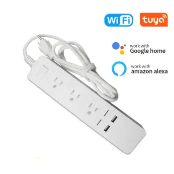 Удлинитель электрический с поддержкой Wi-Fi и 2 USB-портами, 1,8 м