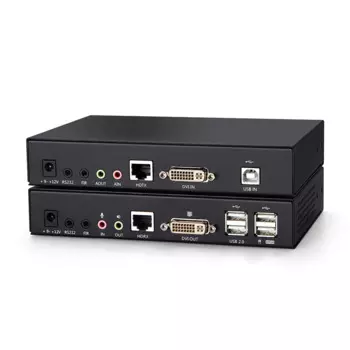 Удлинитель KVM USB DVI Cat5