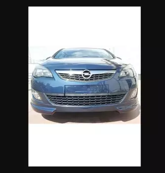 Удлинитель переднего бампера для Opel Astra J HB 2009-2012
