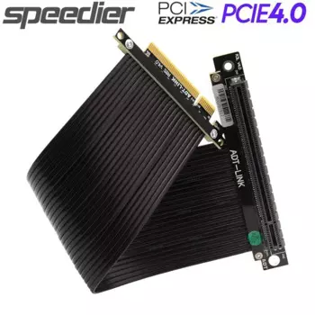 Удлинитель Riser Card PCI Express PCI-E 4.0 Gen4 8x–16x Slot Riser Adapter Удлинительный кабель PCIe x8 x16 Riser для графического процессора BTC Mining