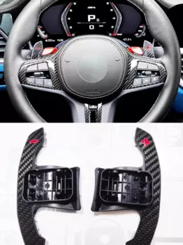 Удлинитель рулевого колеса для BMW M3 M4 M5 X3M X4M G20 G80 G82 G83 F90 F97 F98 Z4 G29 из углеродного волокна