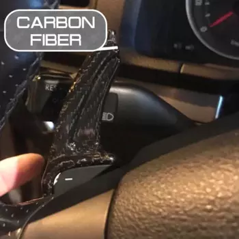 Удлинитель рулевого колеса из углеродного волокна для VW Tiguan, VW Touareg, Volkswagen Golf 6, чехлы для переключателей передач, автомобильные наклейки