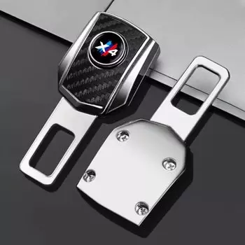 Удлинитель зажима ремня безопасности из углеродного волокна для BMW X3 X4 X5 X6, аксессуары для интерьера автомобиля