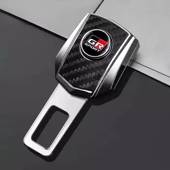 Удлинитель зажима ремня безопасности из углеродного волокна для Toyota GR Sport Yaris аксессуары для интерьера автомобиля
