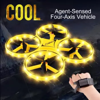 UFO RC индукционный Дрон 360 раскладные умные часы с дистанционным управлением жестами самолетом Дрон с ручным управлением Лучший подарок для ребенка