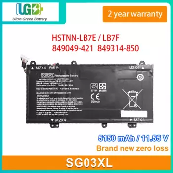 UGB Новый SG03XL Аккумулятор для ноутбука HP Envy 17-U110NR 17-U163CL 17-U273CL 17-U108CA W2K93UA W7D93UA 11,55 V