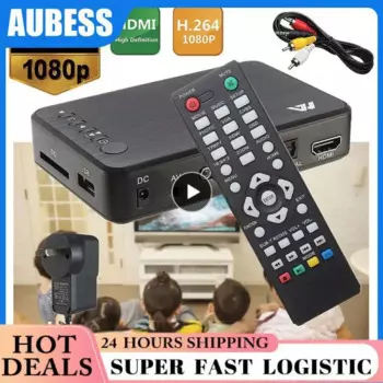 Ультра медиаплеер для автомобильного ТВ SD MMC RMVB MP3 USB Внешний HDD U Disk Мультимедийный медиаплеер Коробка с VGA SD MKV H.265