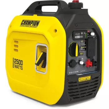 Ультралегкий портативный инверторный генератор Champion Power Equipment, мощность 2500 Вт, бесшумная технология и CO Shield