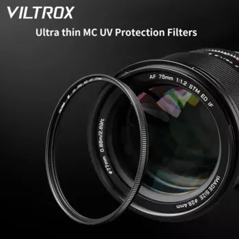 Ультратонкие защитные фильтры VILTROX Pro MC для объектива камеры 49 мм 52 мм 67 мм 72 мм 77 мм цифровые фильтры для объектива Canon Nikon Sony