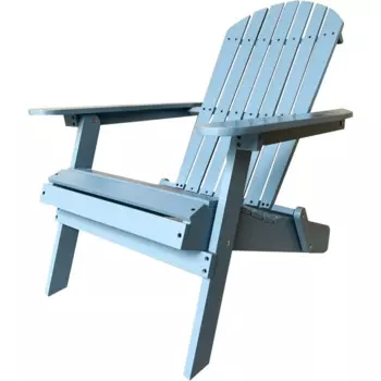 Уличный складной стул для патио PayLessHere, деревянный стул Adirondack, устойчивый к атмосферным воздействиям, огнеупорный стул