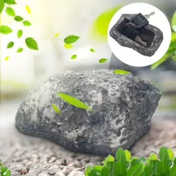 Скрытый сейф для ключей из камня