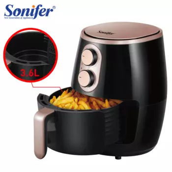 Умная фритюрница Sonifer 3.6L, духовка без масла, многофункциональная электрическая фритюрница, антипригарная корзина, кухонная фритюрница