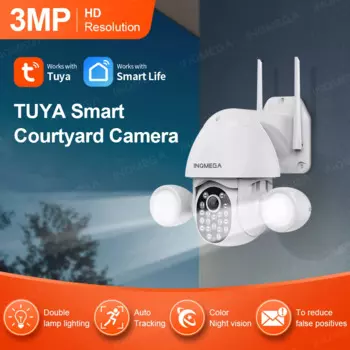 Умная камера видеонаблюдения INQMEGA с поддержкой Wi-Fi, 3 Мп