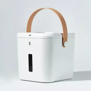 Умная миска для собак и кошек, вакуумное хранилище для питомцев, 12 л, герметичное влагостойкое ведро