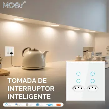 Умная настенная розетка с Wi-Fi, розетка для выключателя, Бразильская стандартная электрическая розетка, розетки 100-250 В, независимый переключатель с дистанционным управлением