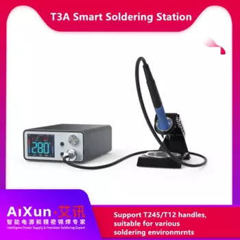 Умная паяльная станция AIXUN T3A, сварочная T115/T210/T245/T12, 200 Вт, ручка для материнской платы, печатная плата, сварочный ремонт BGA, пайка